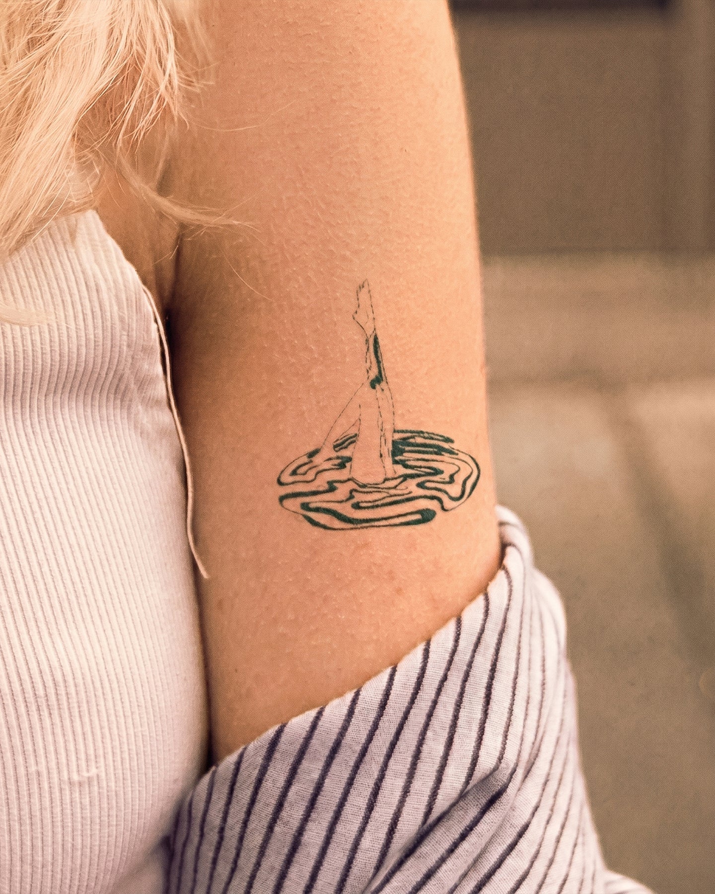 Liquid Trip temporary tattoo
