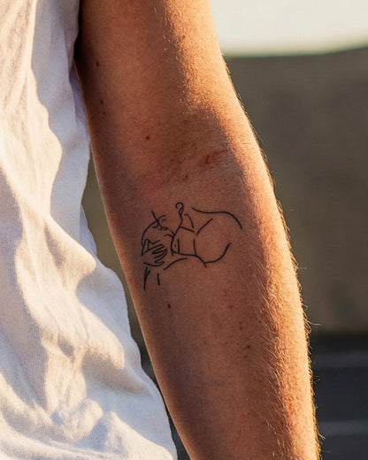 Love Is Love temporary tattoo