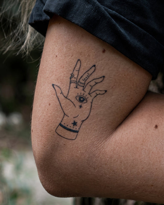 Magic Hand temporary tattoo