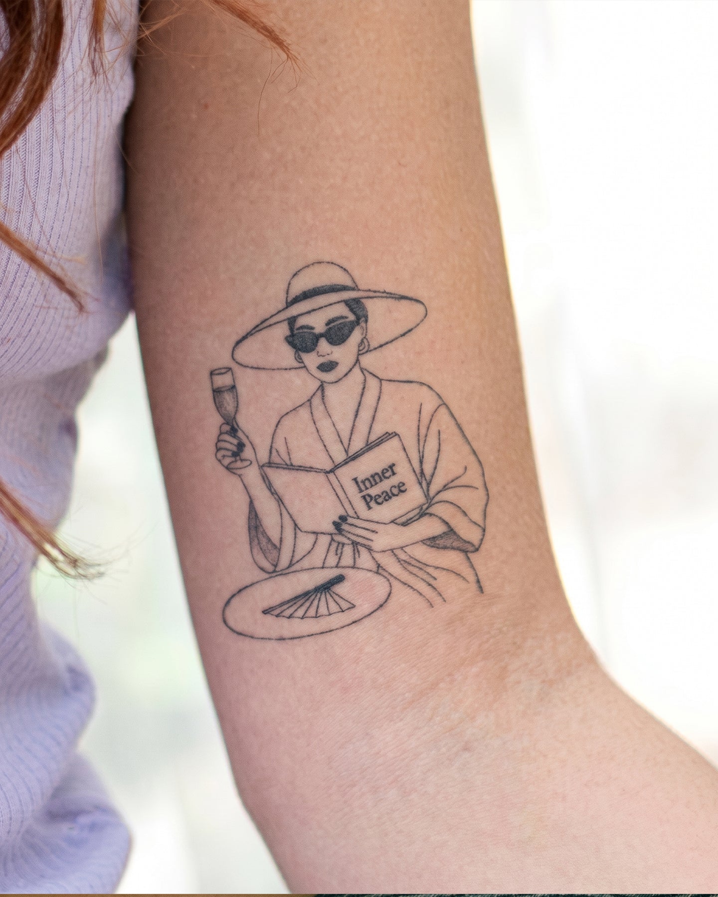 Main Character temporary tattoo