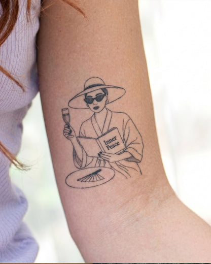 Main Character temporary tattoo