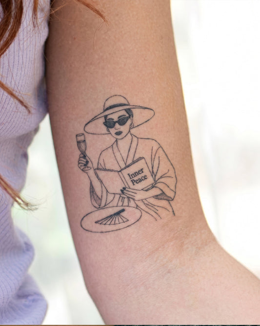 Main Character temporary tattoo
