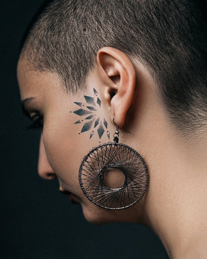 Mandala temporary tattoo