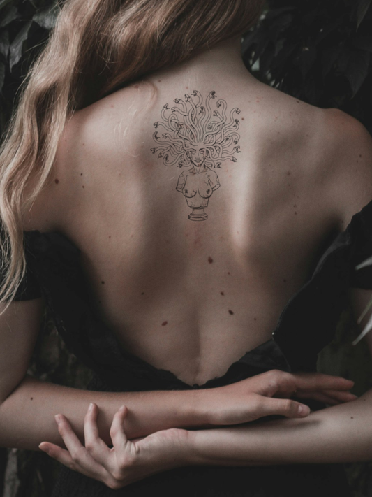 Medusa Exclusive temporary tattoo
