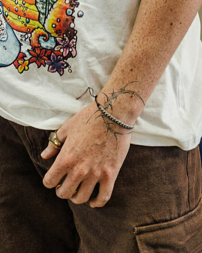 Moon Tribal temporary tattoo