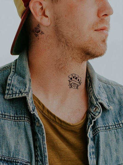 Neotraditional Bundle (8 Tattoos) temporary tattoo
