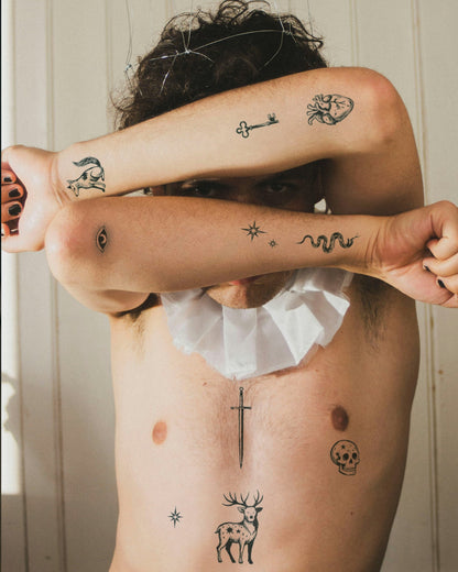 Occult Garden Bundle (26 Tattoos) temporary tattoo
