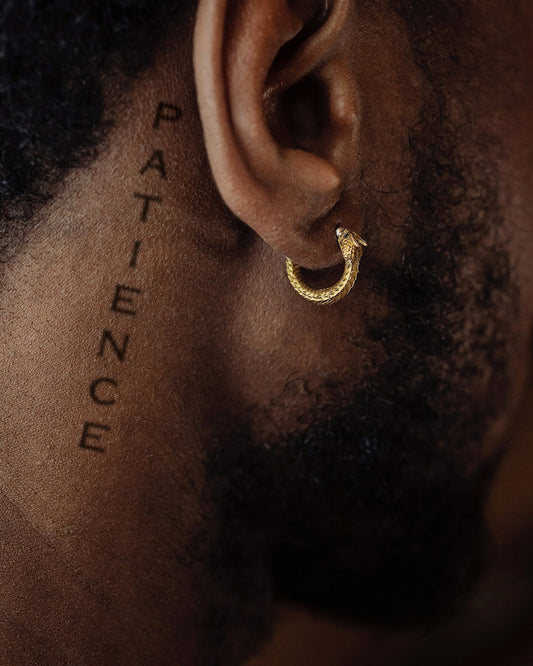 Patience temporary tattoo
