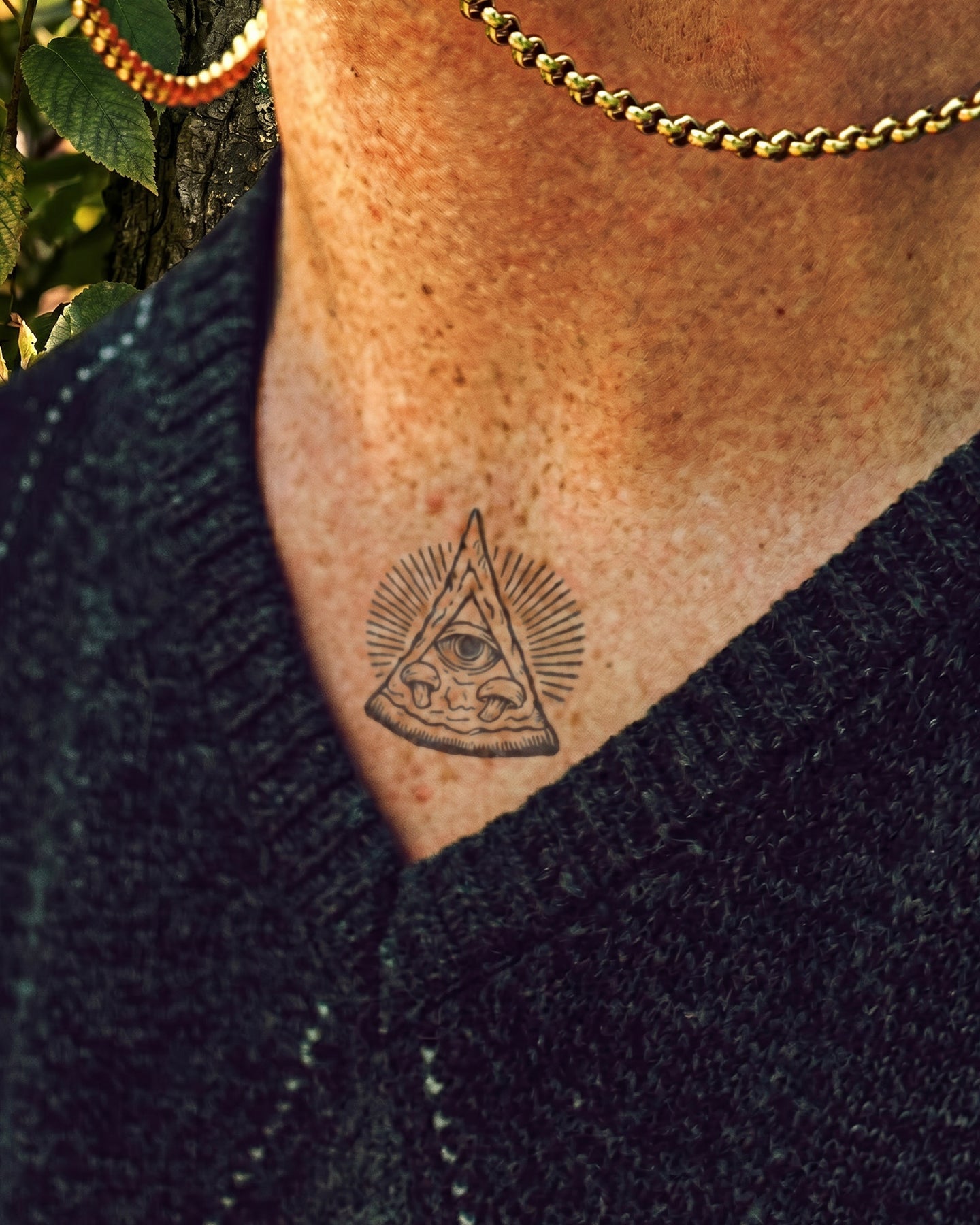 Pizzanati temporary tattoo