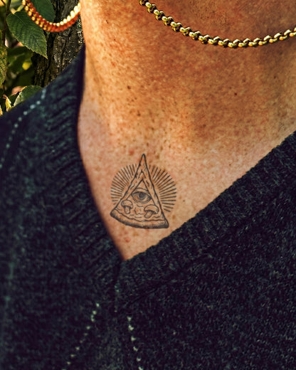 Pizzanati temporary tattoo