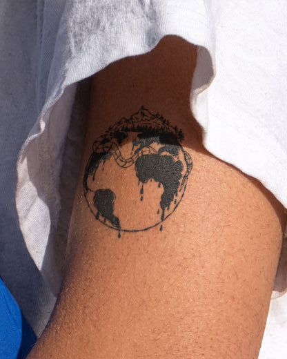 Planetary Harmony by K.G. temporary tattoo
