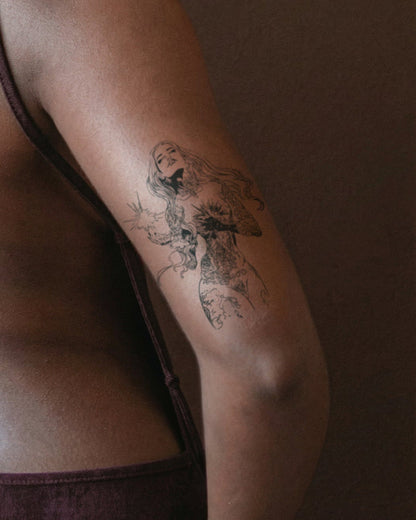 Power of a Woman temporary tattoo