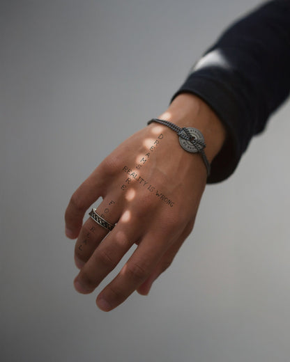 Reality Is Wrong (Right Hand) temporary tattoo