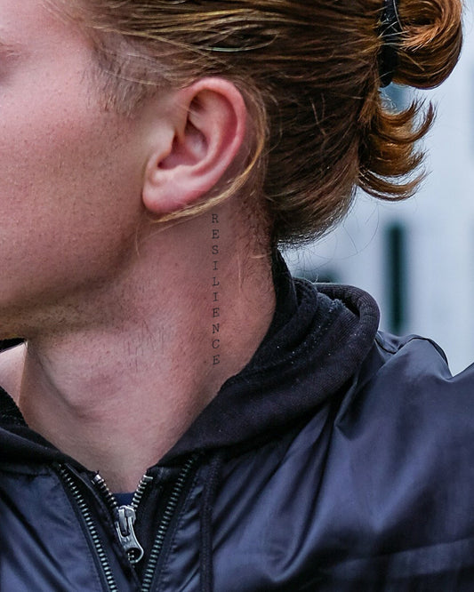 Resilience temporary tattoo