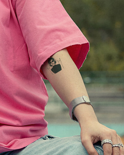 Rock It temporary tattoo