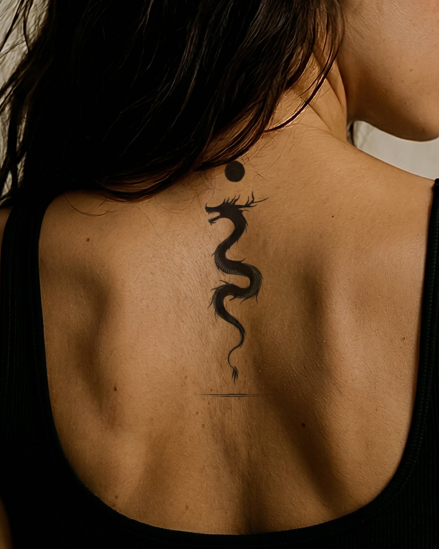 Royal Dragon temporary tattoo