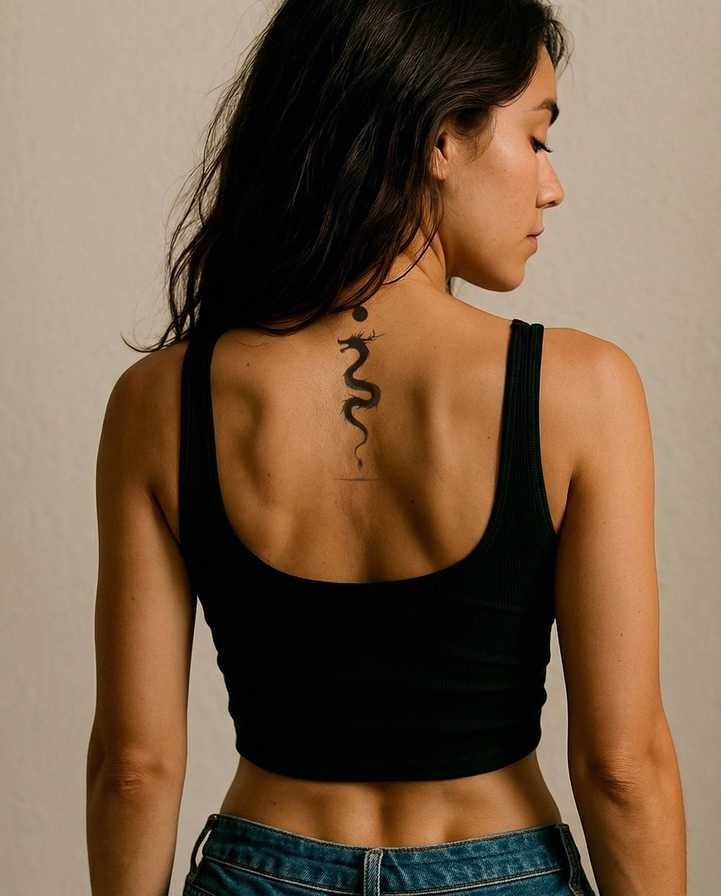 Royal Dragon temporary tattoo