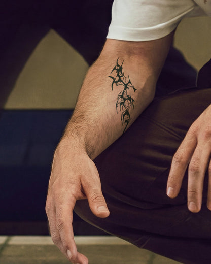 Scorpio Tribal temporary tattoo