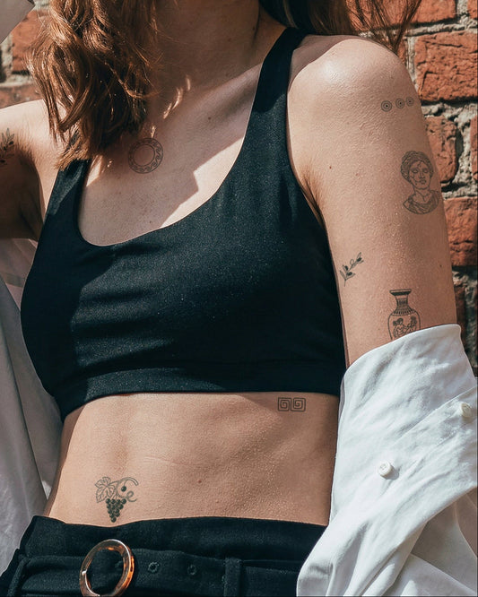 Sculpture Bundle (12 Tattoos) temporary tattoo