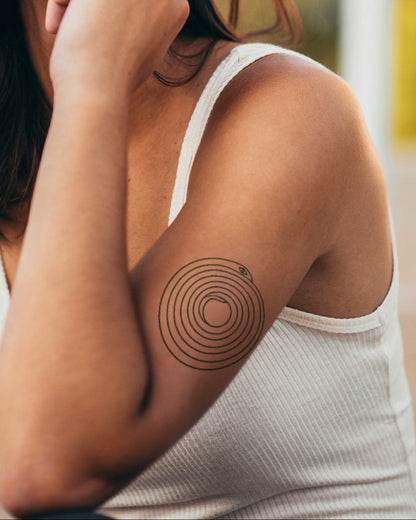 Self Eating Snake temporary tattoo