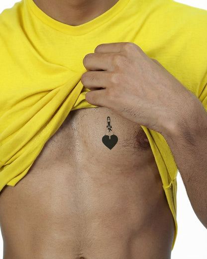 She Cuts Deep temporary tattoo