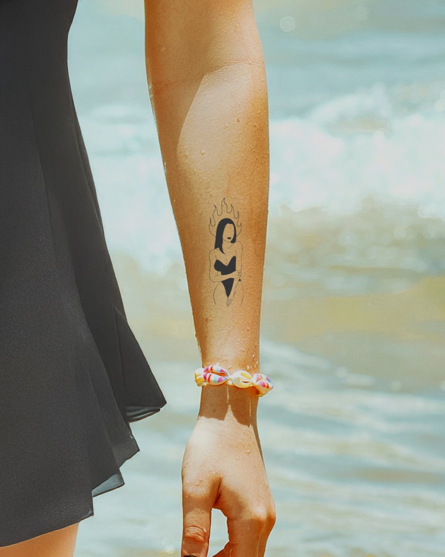 Spicy Woman temporary tattoo
