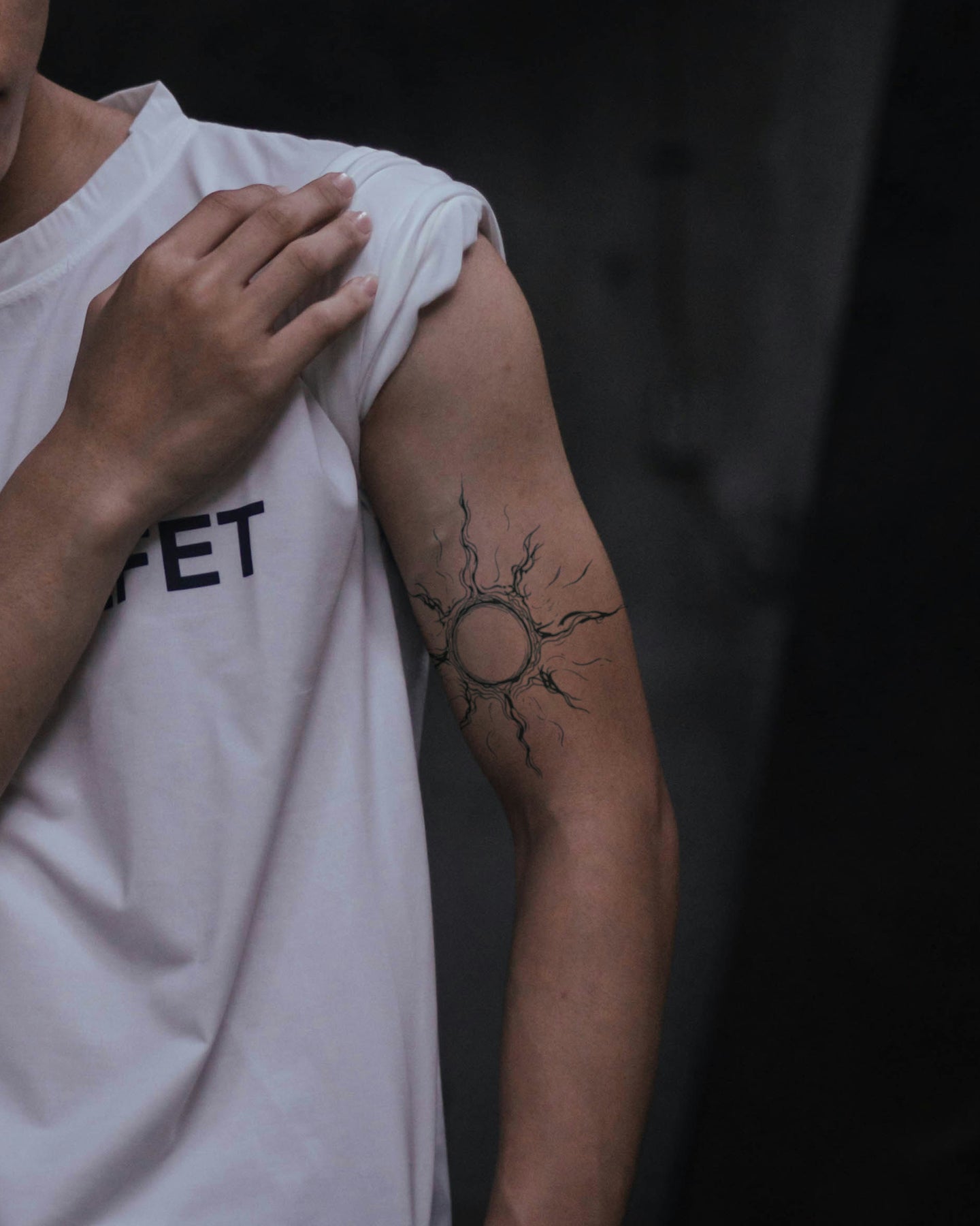 Super Sun temporary tattoo