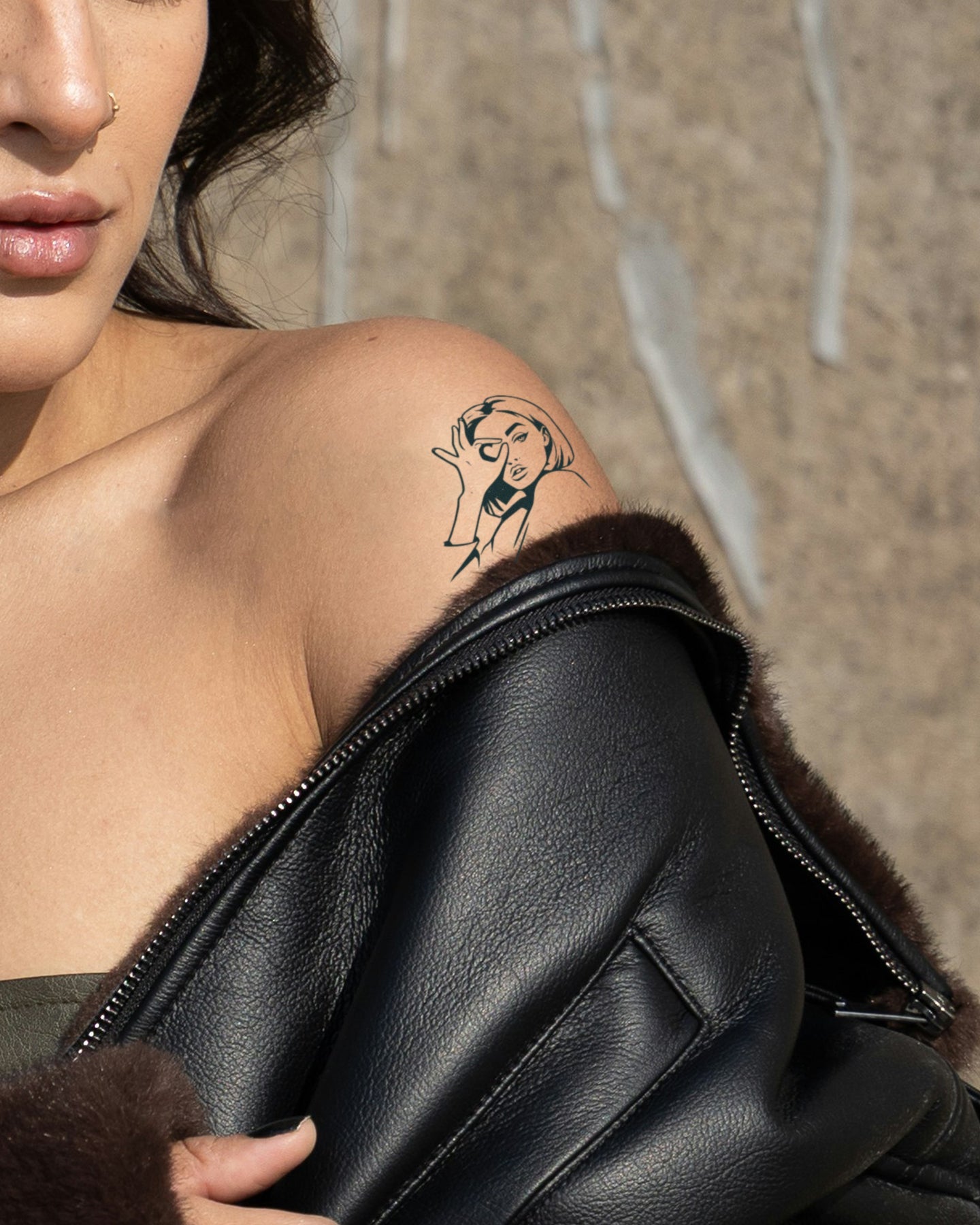 Sweet temporary tattoo