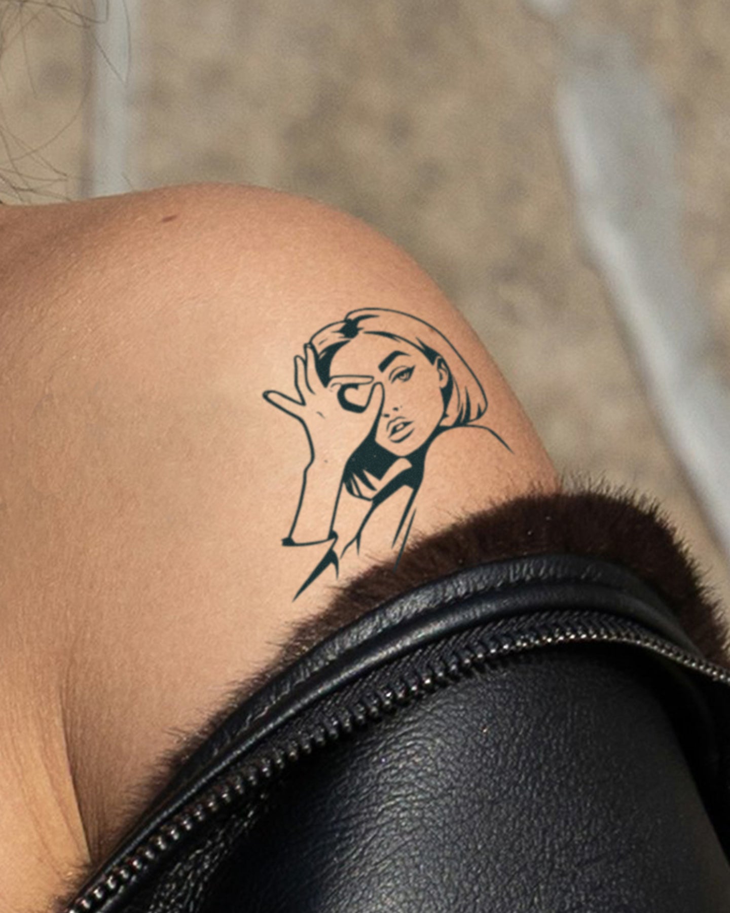 Sweet temporary tattoo