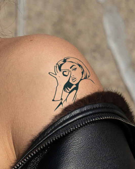 Sweet temporary tattoo