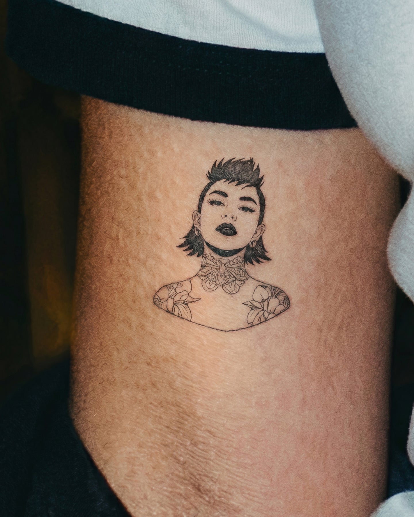 Tattoed Lady temporary tattoo