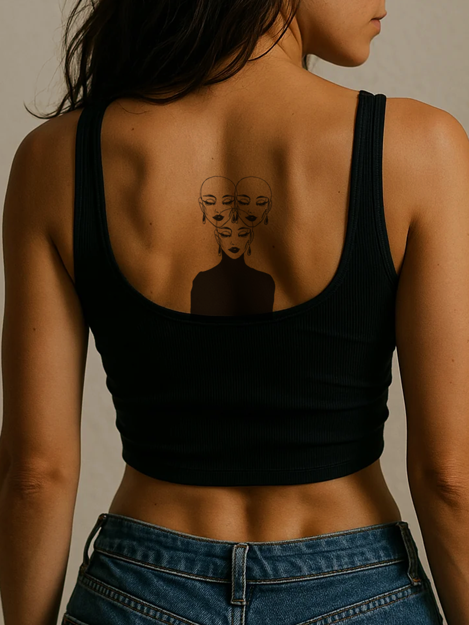 Thought Queen temporary tattoo