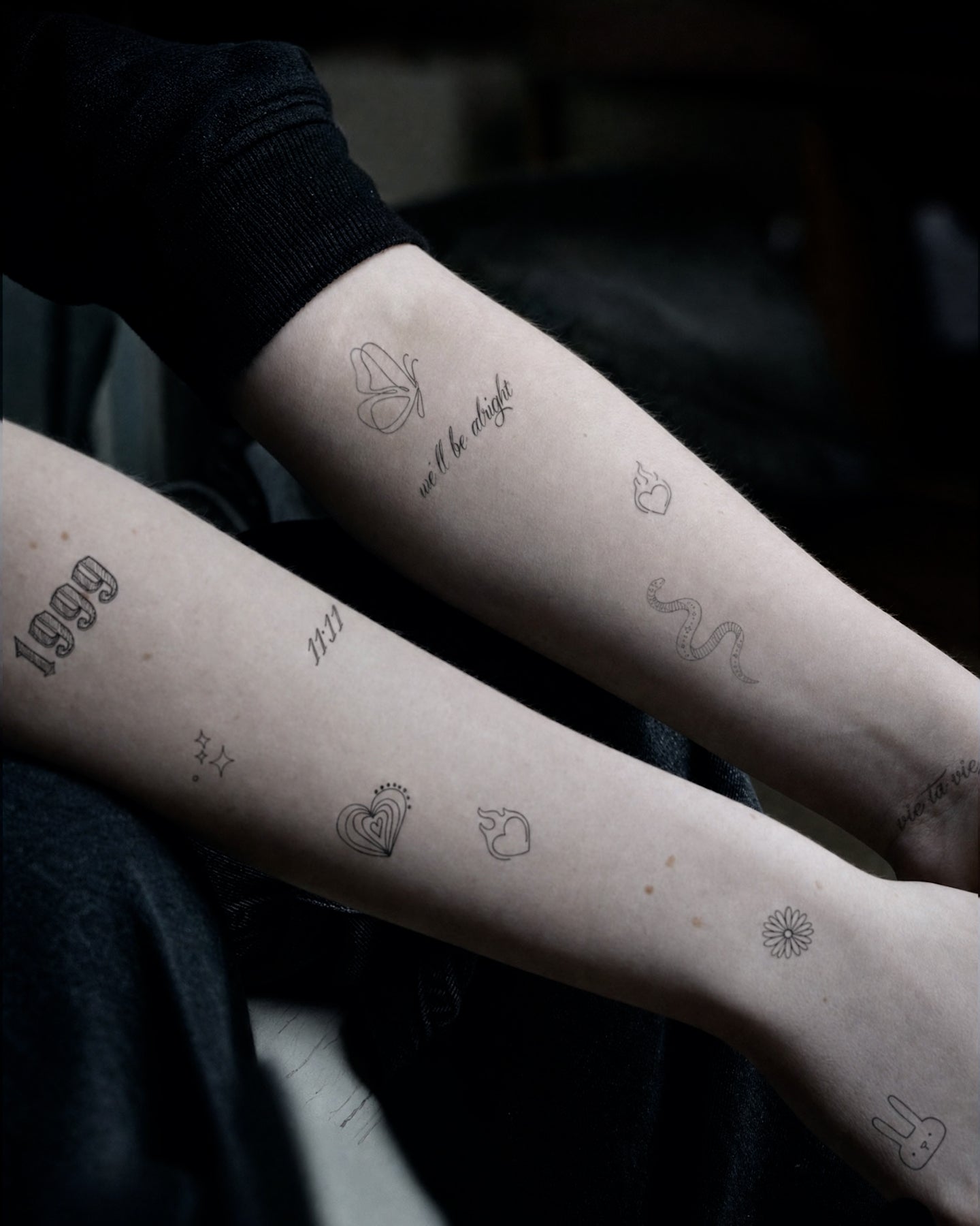 Trashy Bundle(23 Tattoos) temporary tattoo