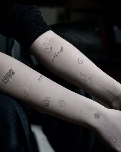 Trashy Bundle(23 Tattoos) temporary tattoo