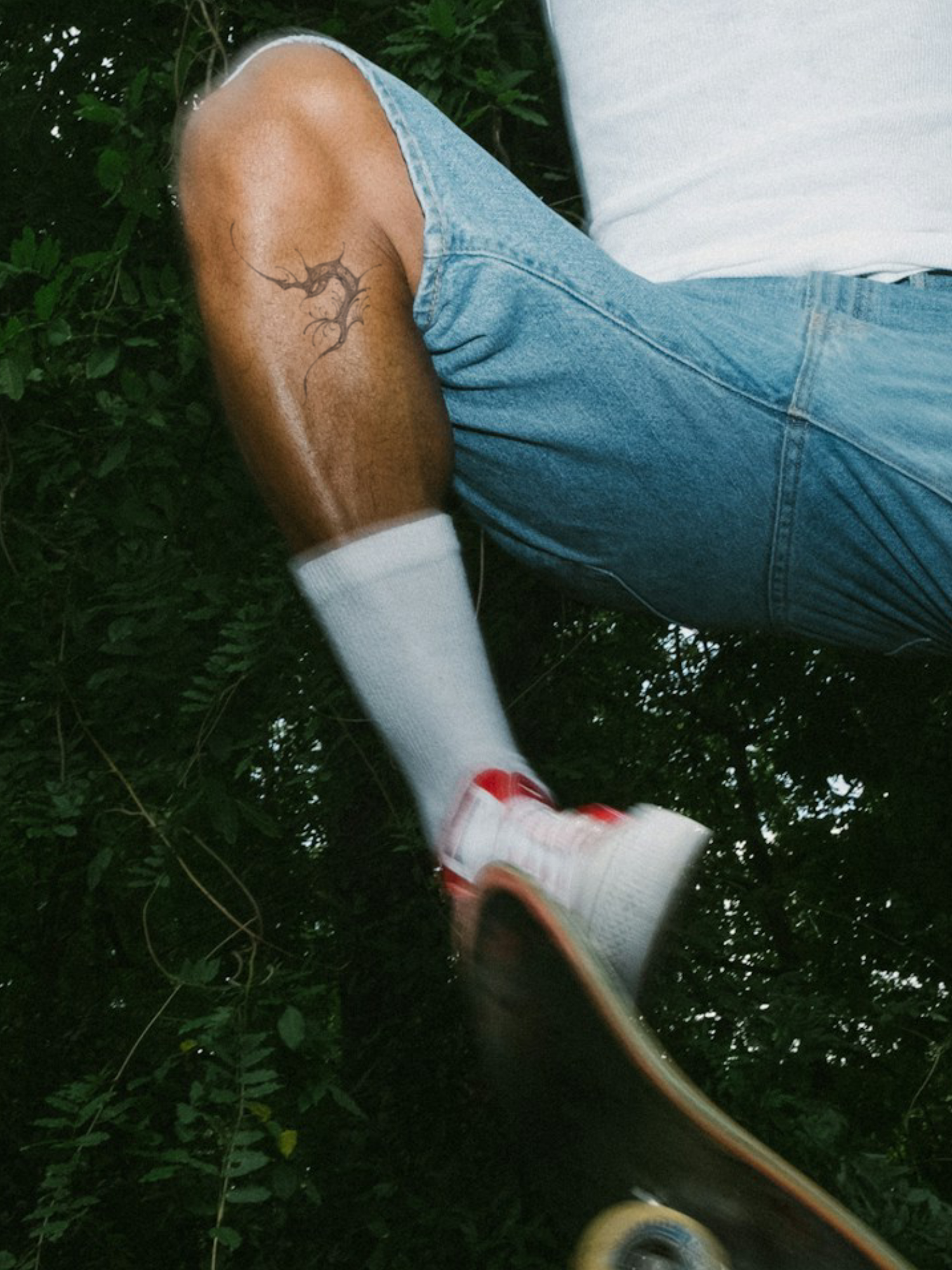 Tribal Flame temporary tattoo