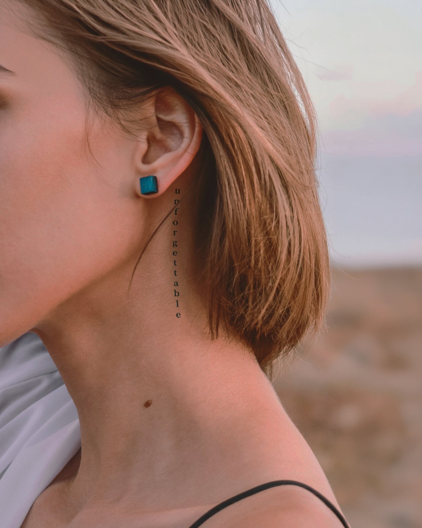 Unforgettable temporary tattoo