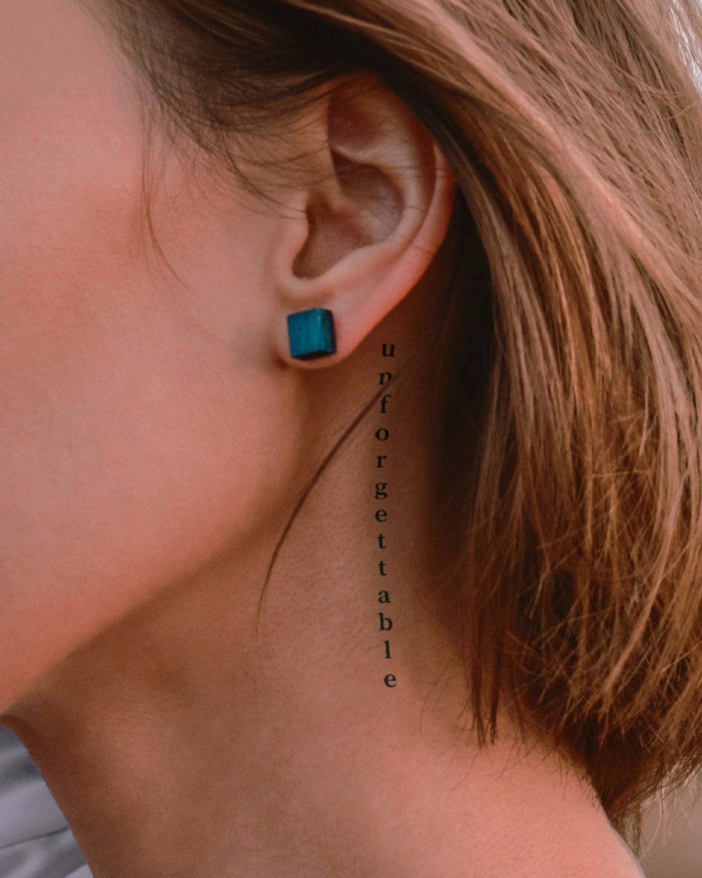 Unforgettable temporary tattoo