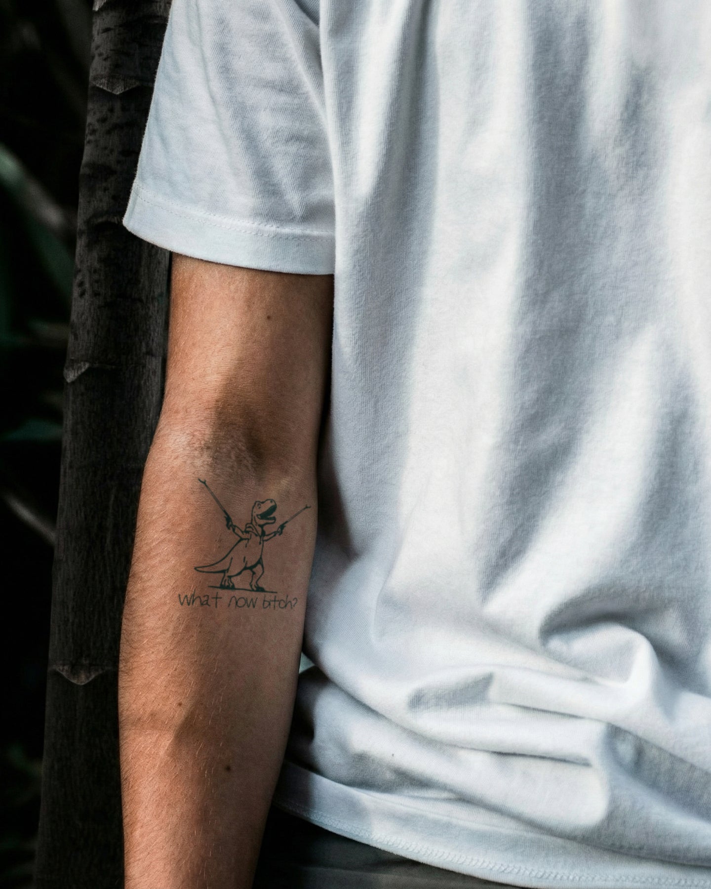 What Now Bitch temporary tattoo