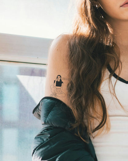 Wish you were Beer temporary tattoo