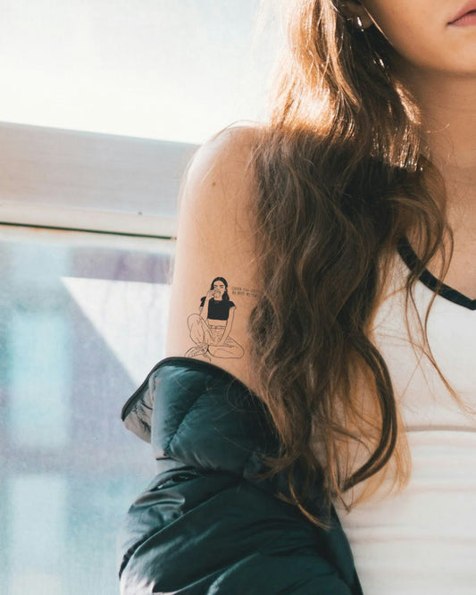Wish you were Beer temporary tattoo