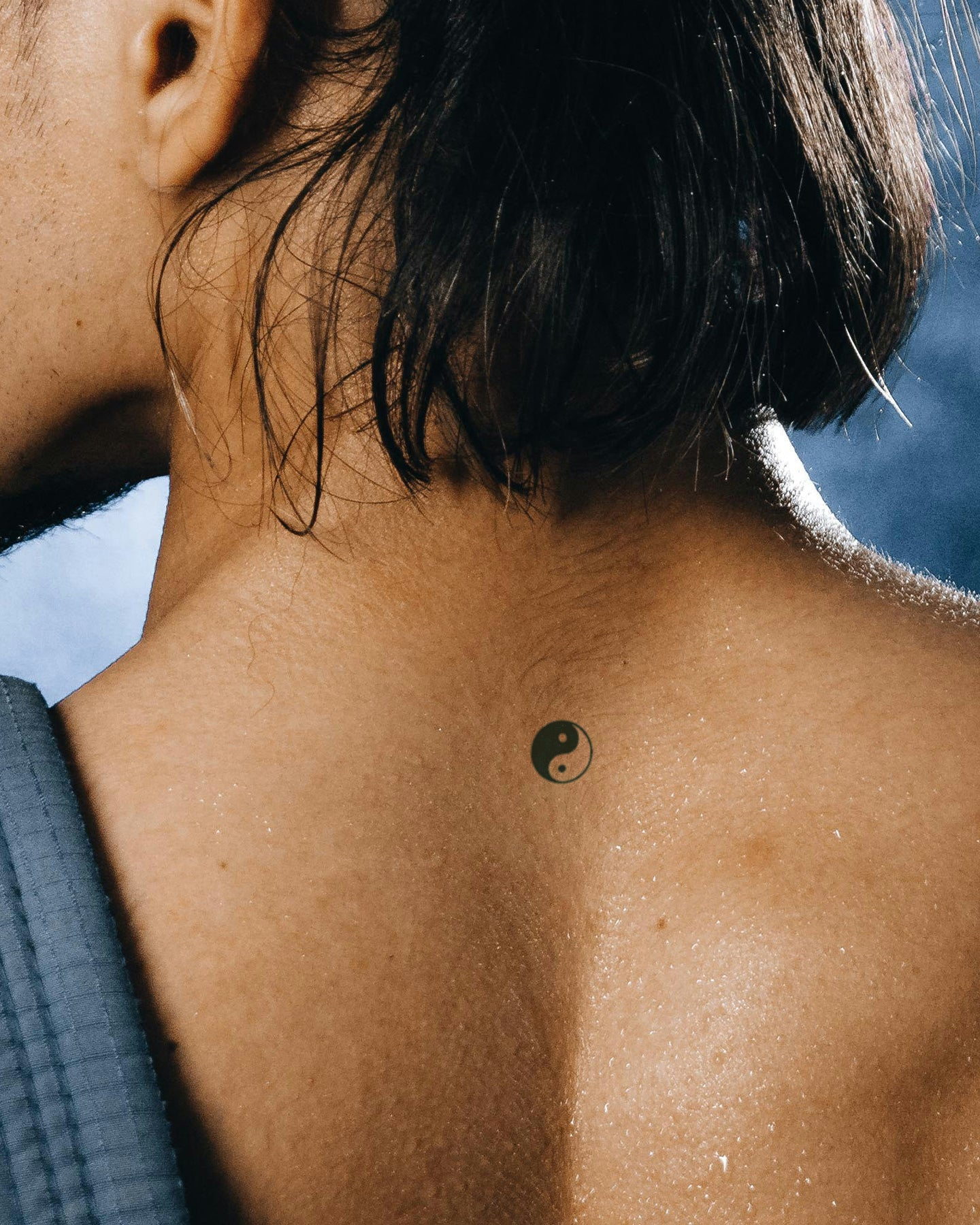 Ying Yang temporary tattoo